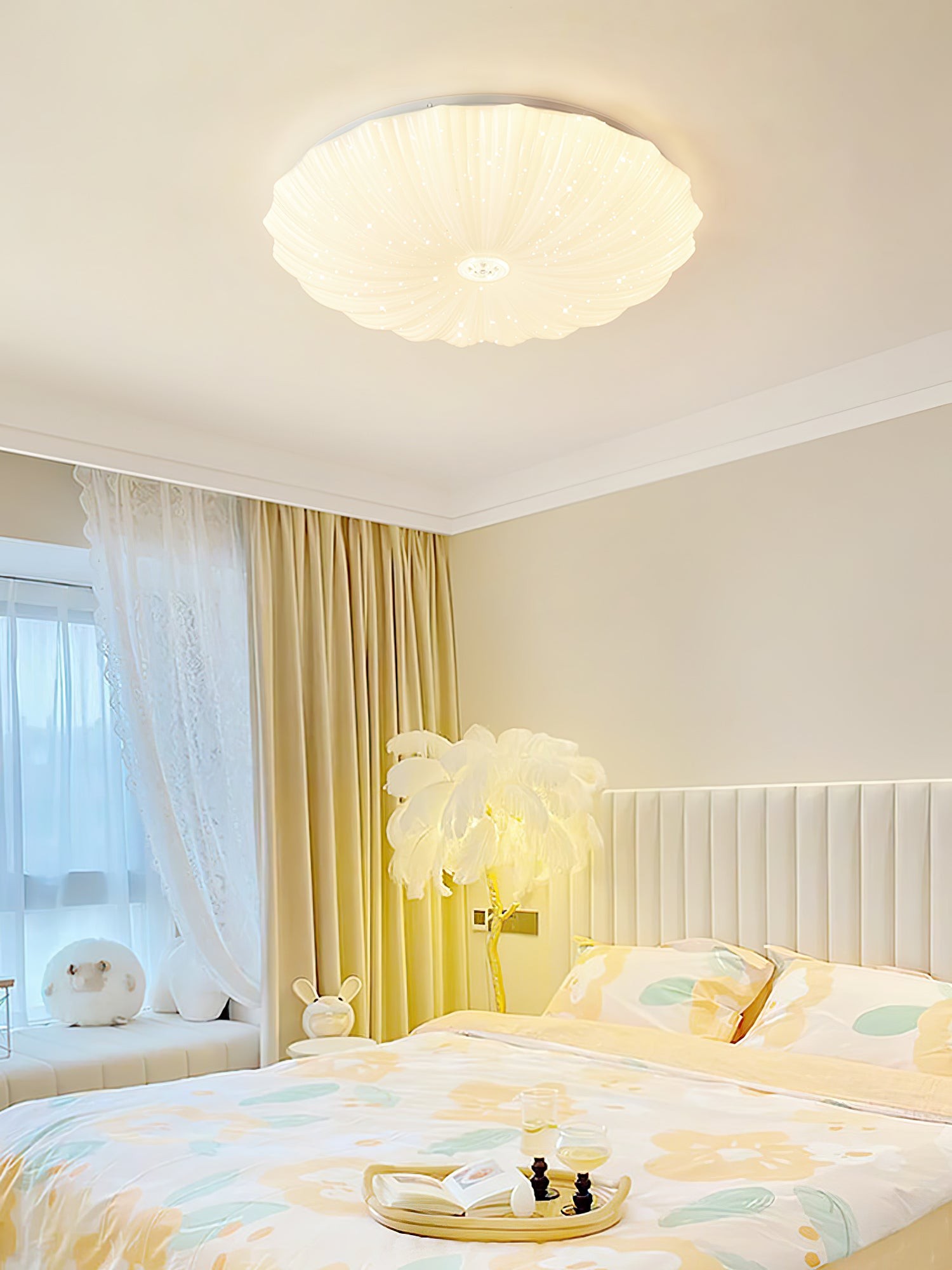 Acrylic Shell Round Ceiling Lamp M412