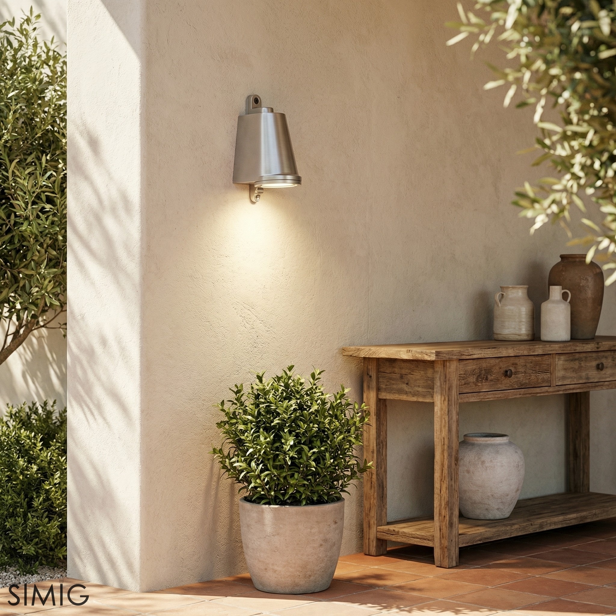 Orran Bell Shade Outdoor Wall Sconce - Industrial Porch Downlight T1201