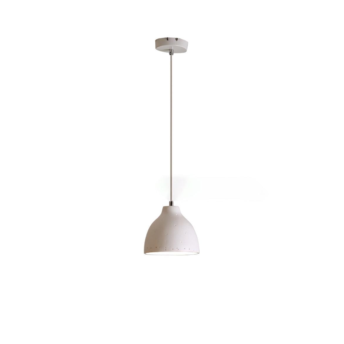Modern Minimalist Industrial Resin Bowl LED Pendant Light M327