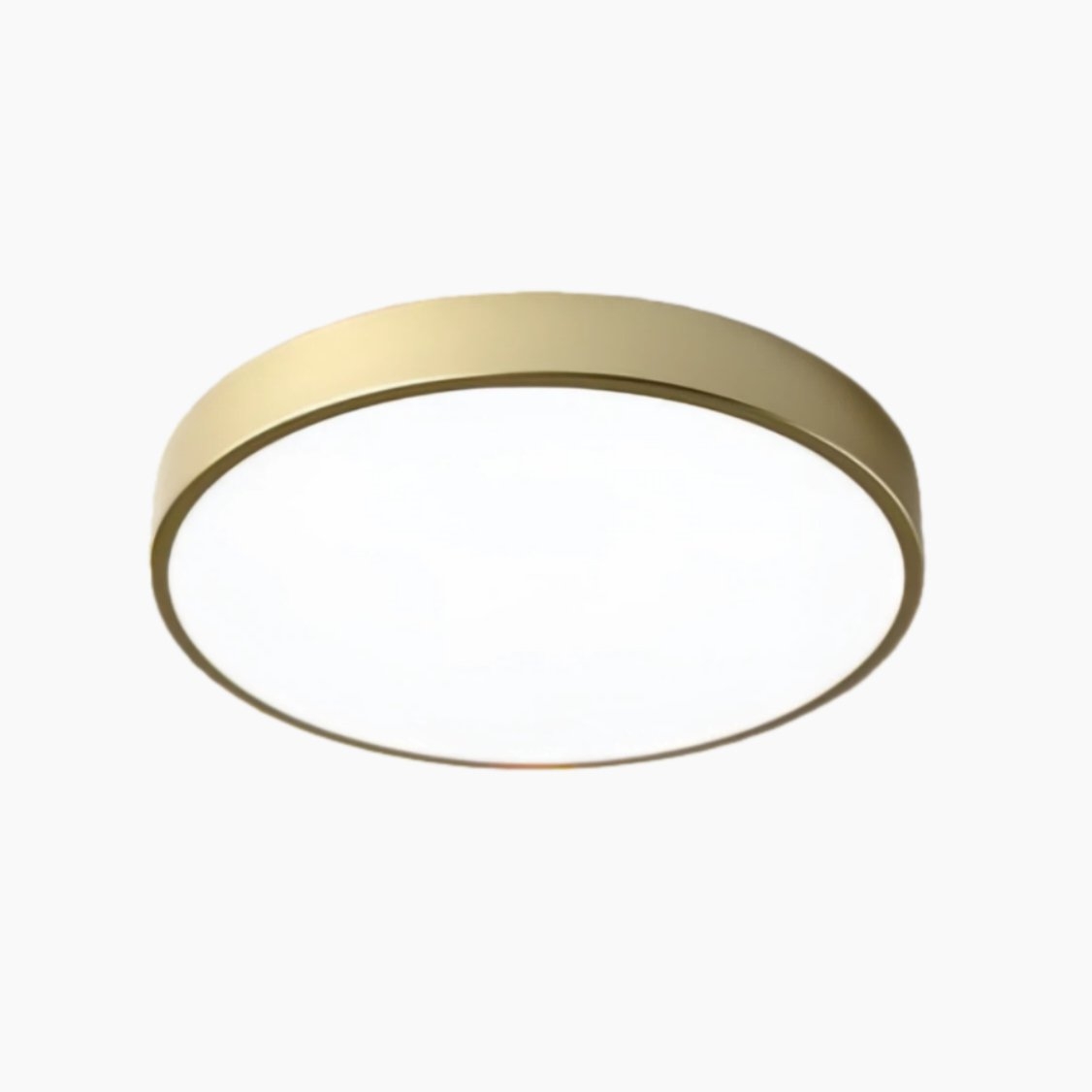 Rondi Minimalist Round LED Ceiling Light - Circular Iron Design for Living Room and Bedroom T558