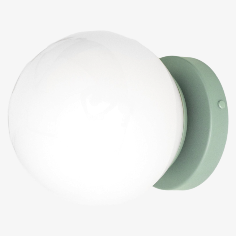 Glorica Glass Globe Wall Sconce - Multi-Color Modern Minimalist Light T359