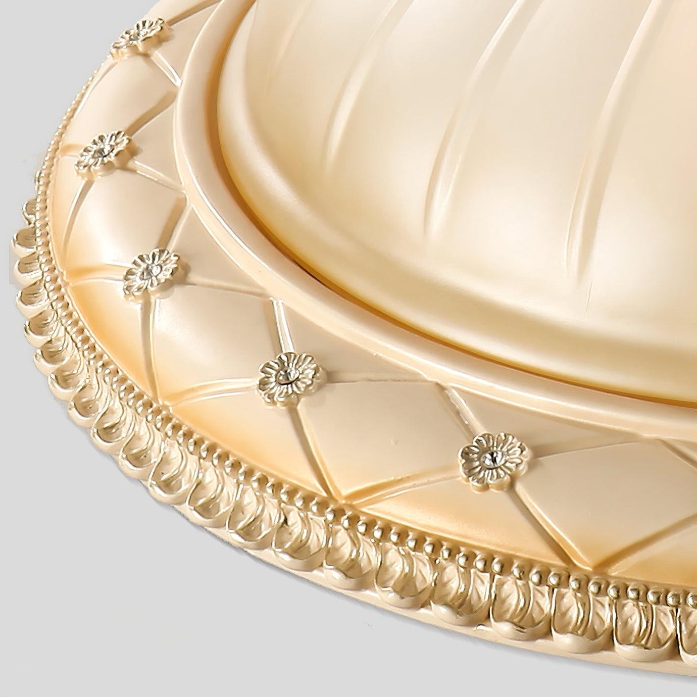 European Vintage Style Resin Ceiling Light for Bedroom M457