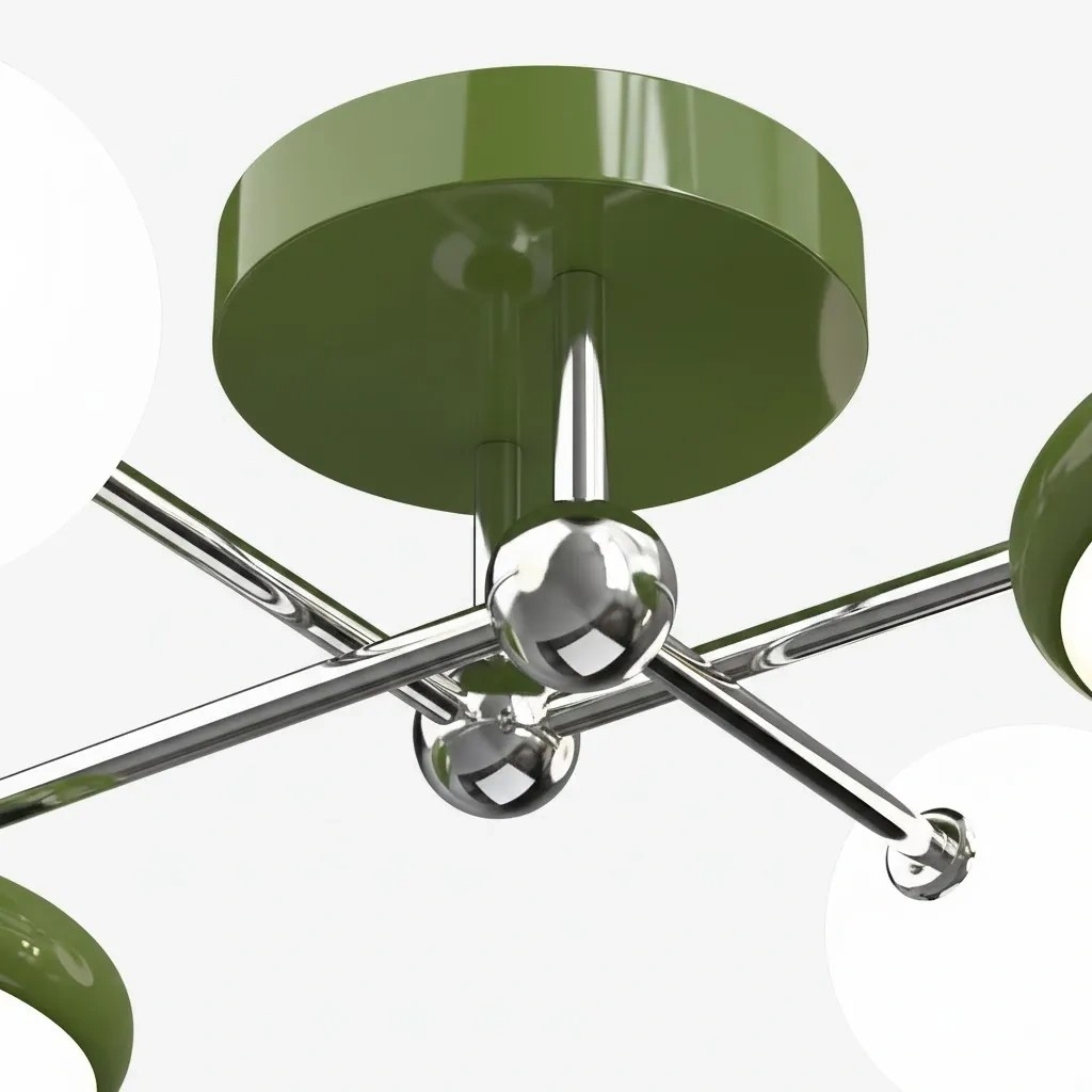 Bauhaus Style LED Ceiling Lamp - Branch Design for Living Room S390