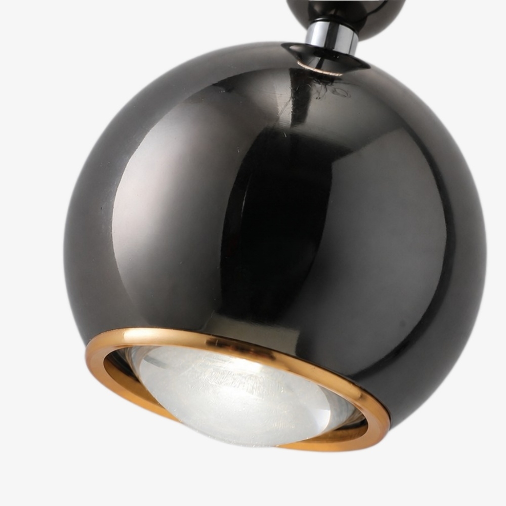 Veridia Modern Adjustable Slim Pendant Light - Metal Acrylic Hanging Lamp for Bedroom and Hallway T2211