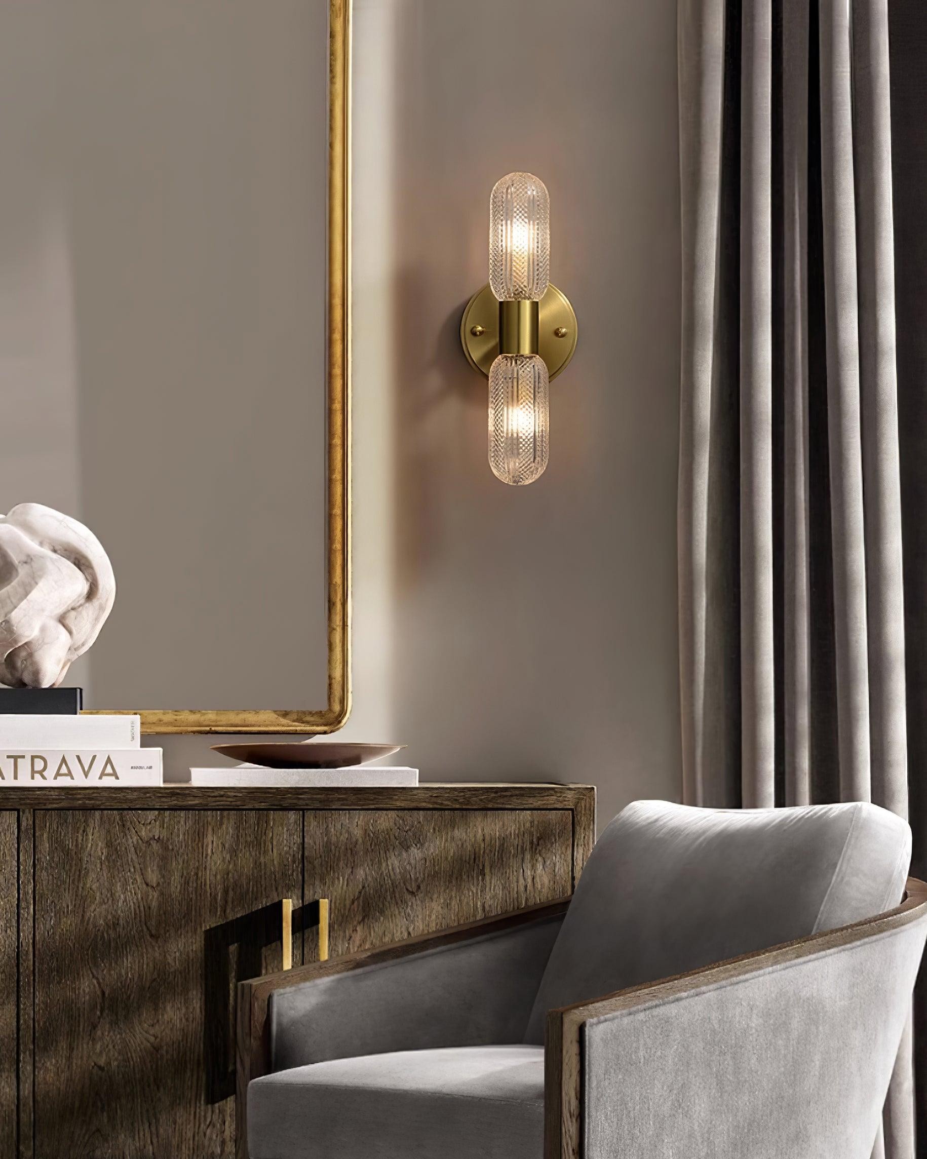 Light Luxury Glass Wall Lamp P043