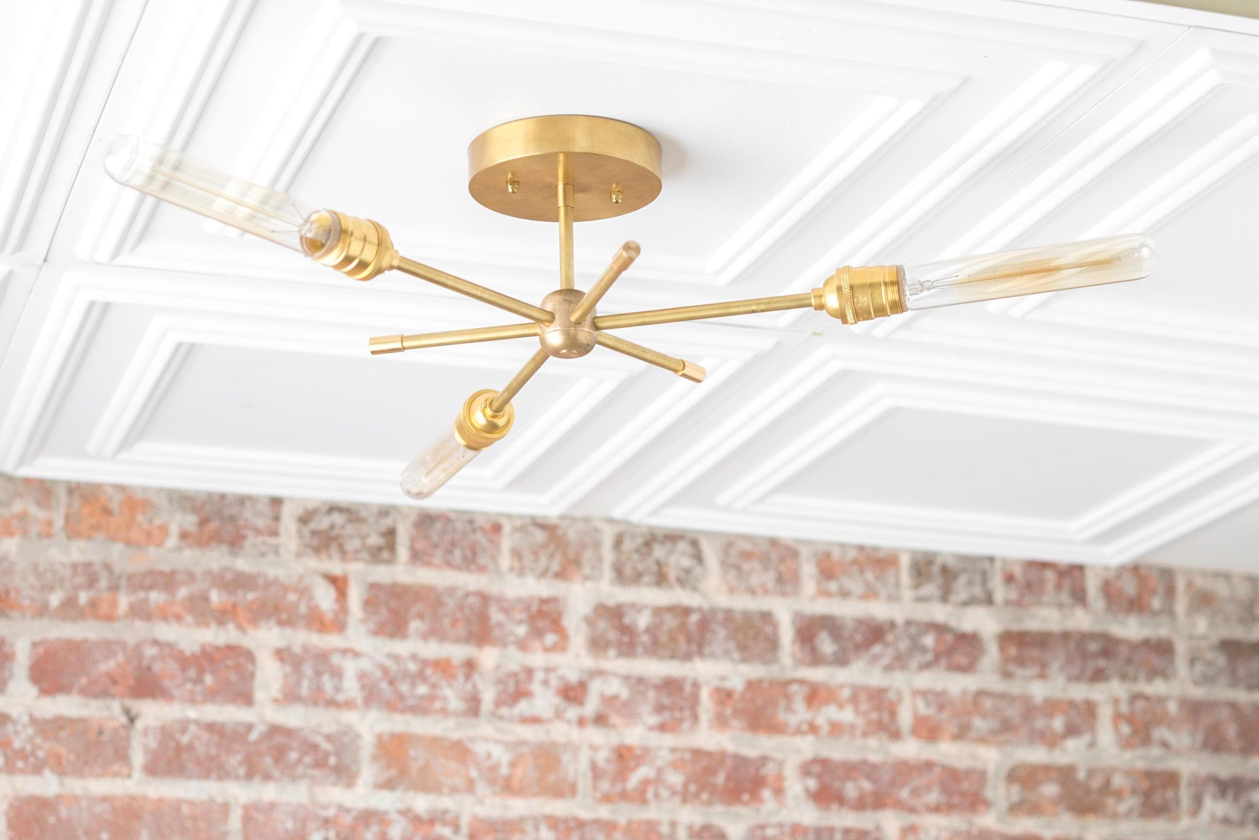 Mobilux Line Industrial Chandelier - Modern Ceiling Light Fixture for Home T331