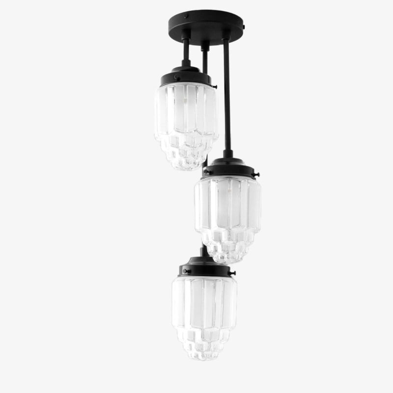 Tierlux Glass Pendant Light - Art Deco Globe Design T347