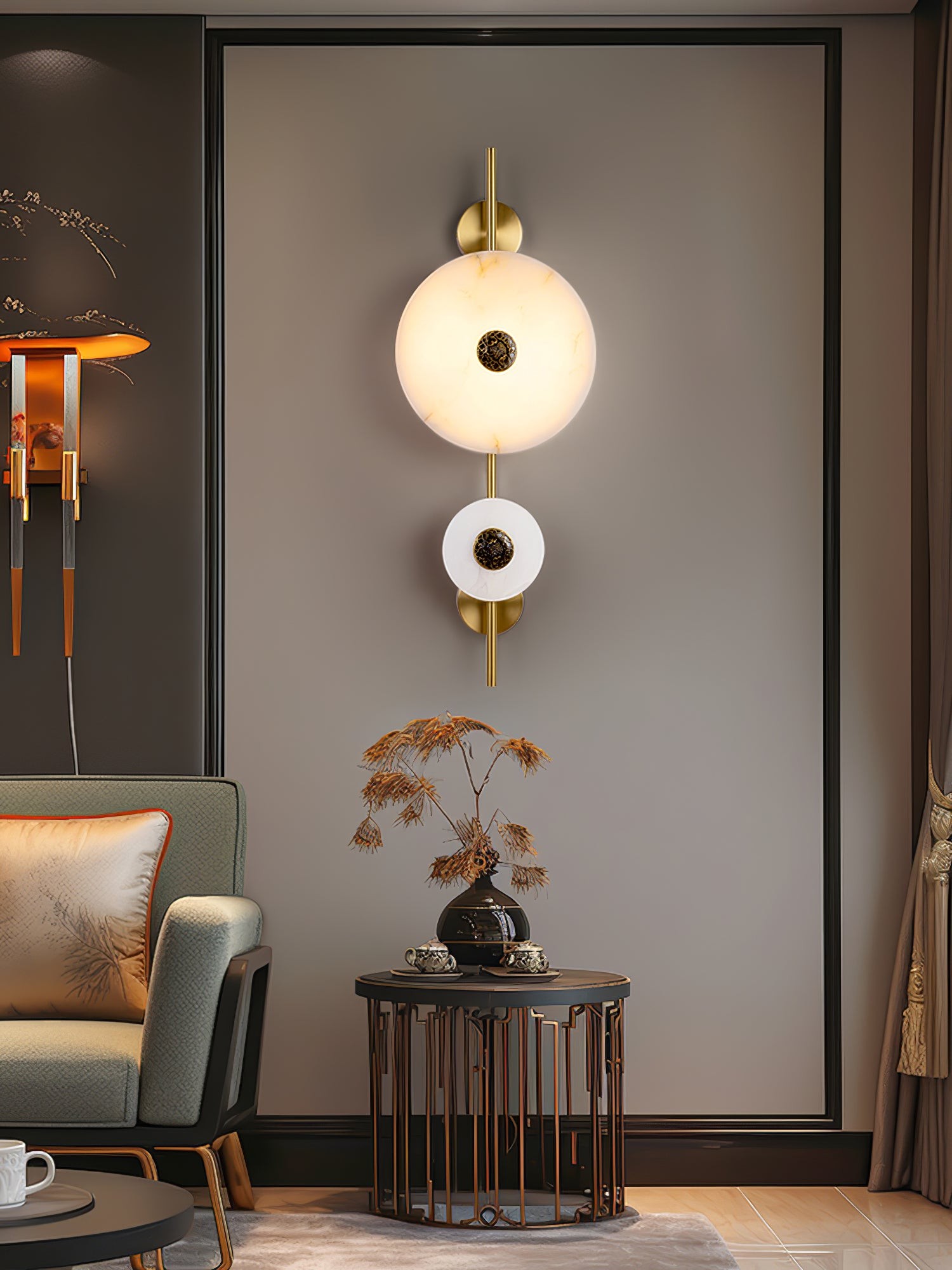 Light Luxury Disc-Shaped Wall Lamp M580