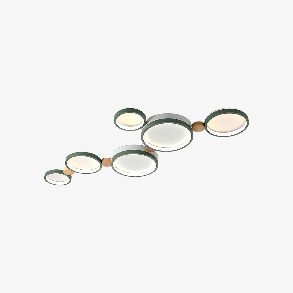 Modern LED Ceiling Lamp - Multi-Branch Design in Nordic Style for Living Room S381
