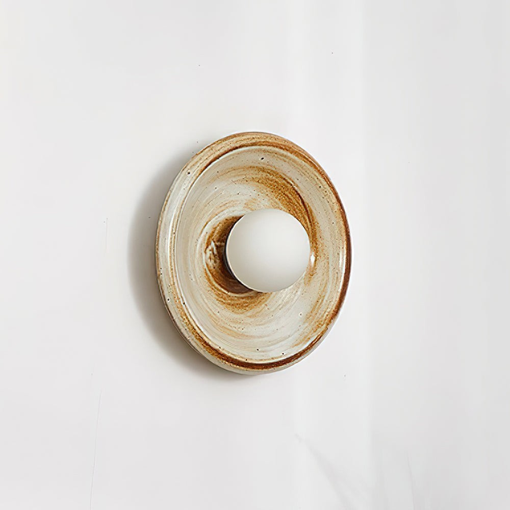 Round Ceramic Track Wall Lamp M121