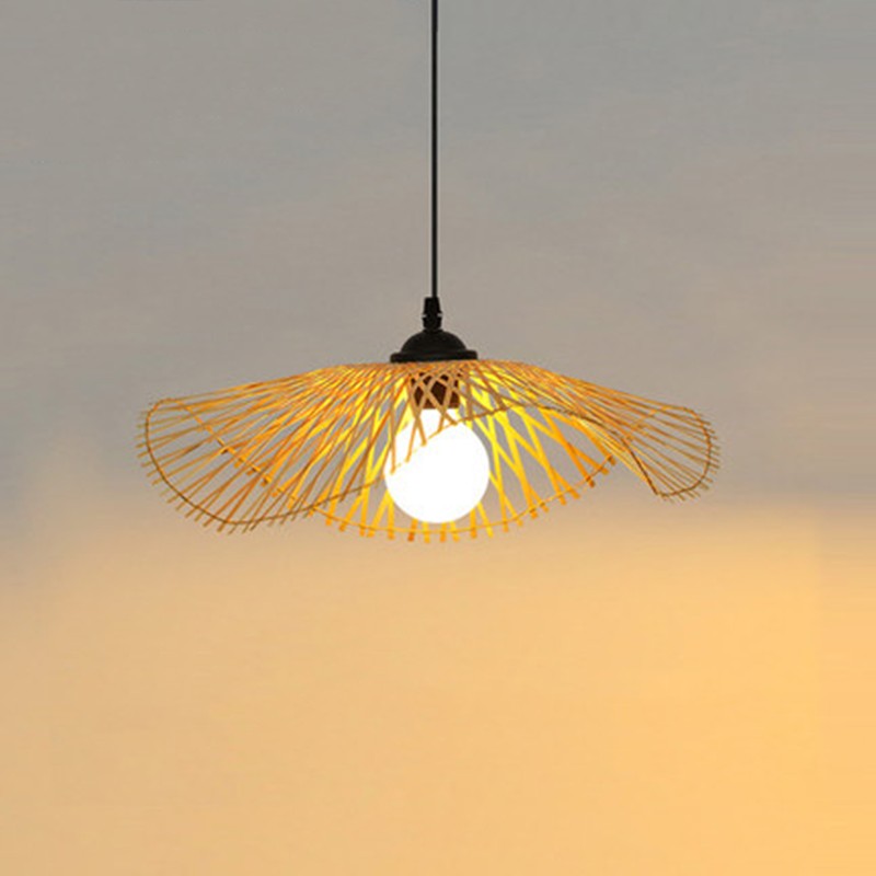 Tea Room Zen Woven Lampshade Pendant Light