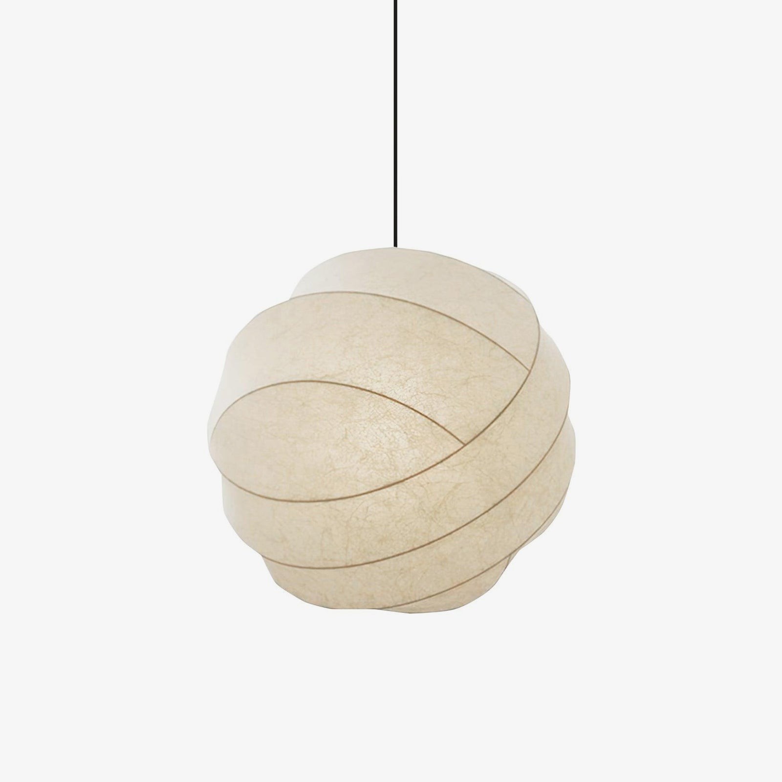 Wabi-Sabi Style Fiber Cocoon Pendant Lamp M400