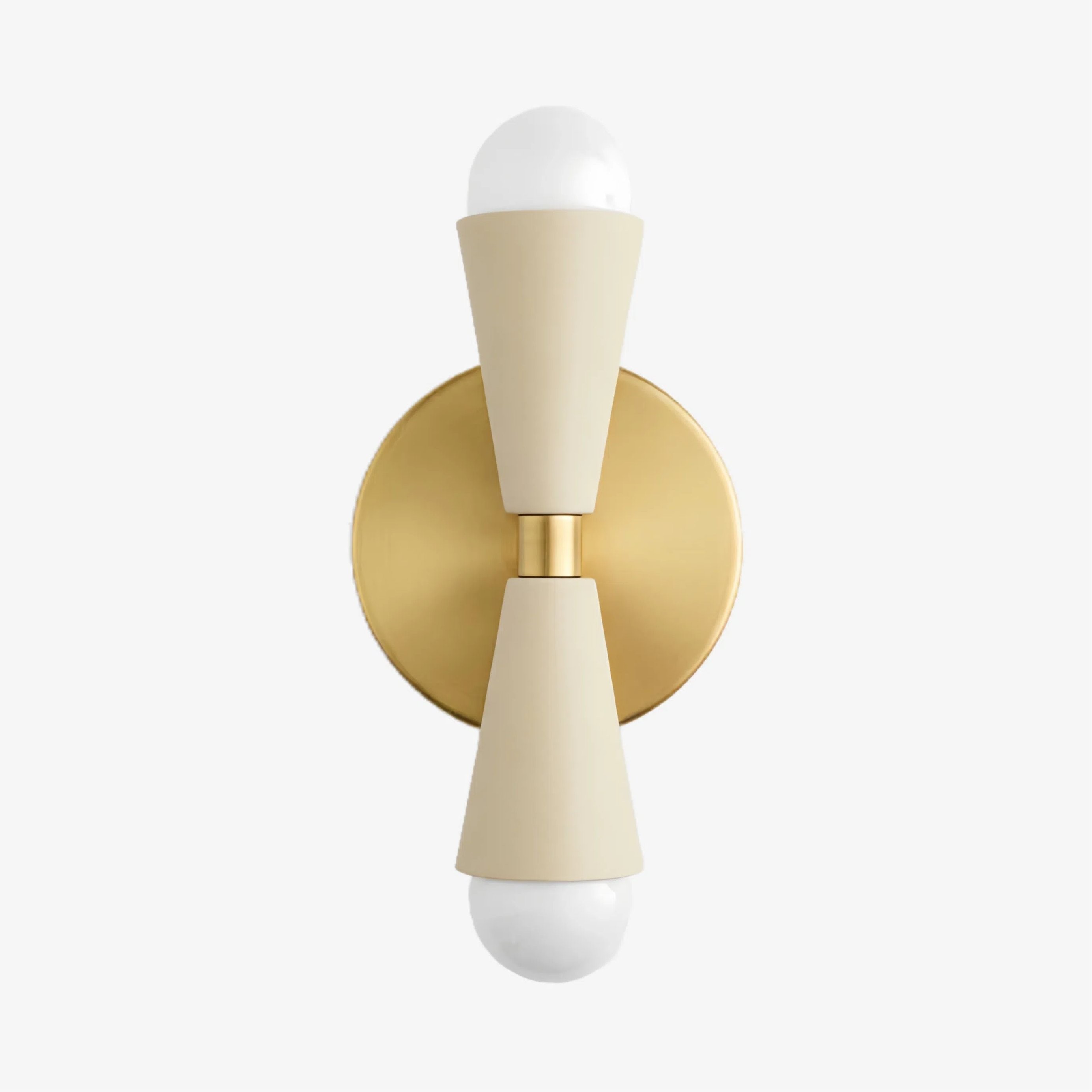 Pyralis  Cone Shade  Double Wall Light - Contemporary Living Room Glow T334