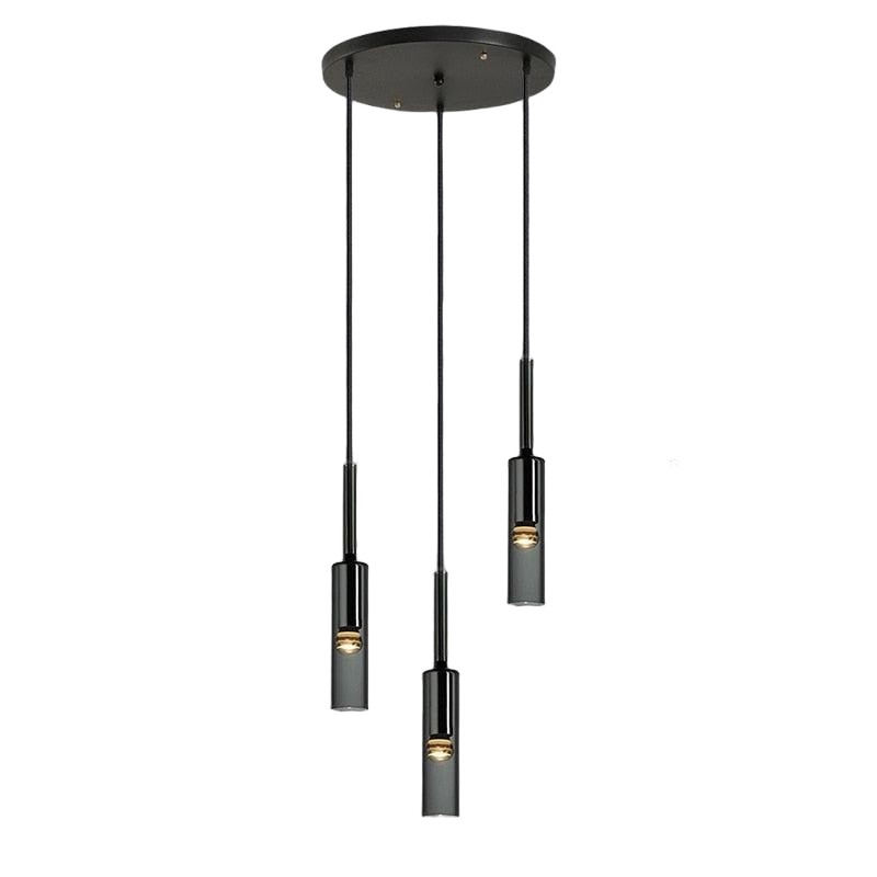 Modern Cylindrical Glass Pendant Light G42