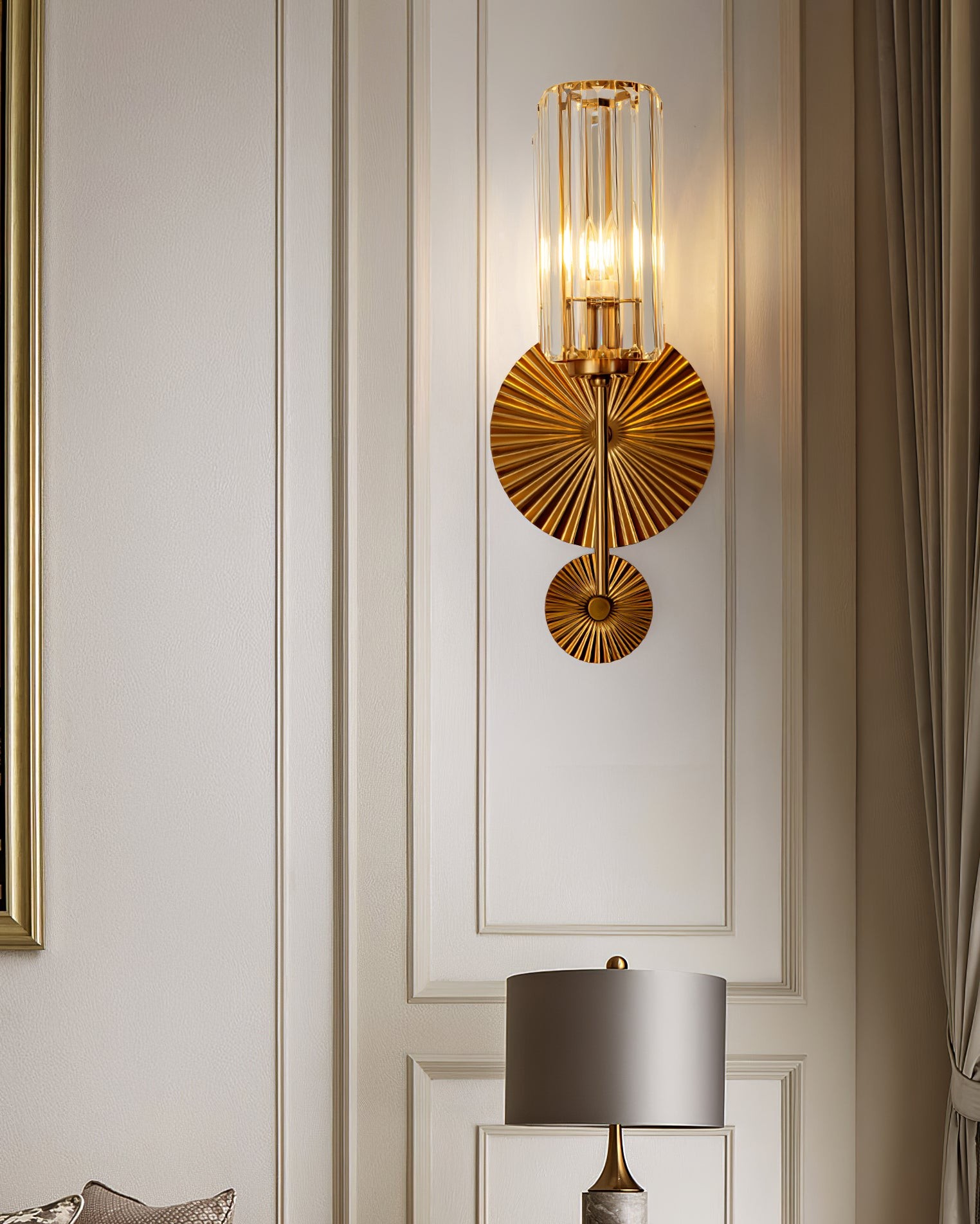 Nordic Light Luxury Crystal Wall Lamp M68