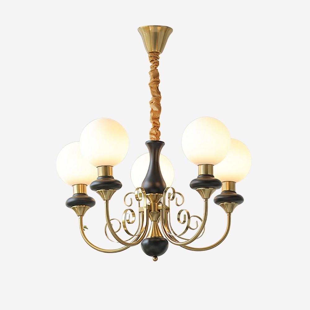 Modern Chandelier with Graceful Silhouette for Ambient Light S219