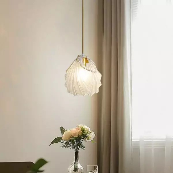 Modern Shell Glass Living Room Lamp S88