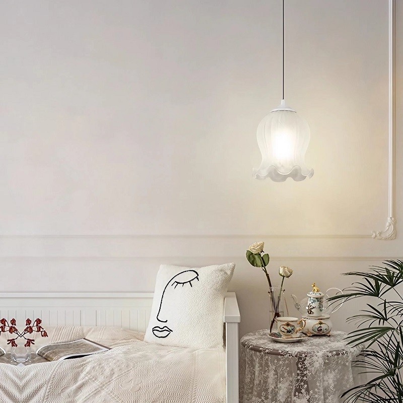 Nordic Flower Bud Glass Pendant Light S89