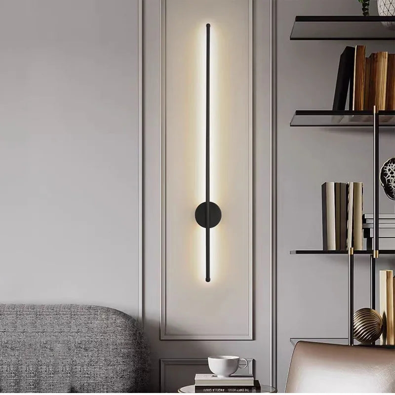 Modern Black Aluminum Wall Light T2074