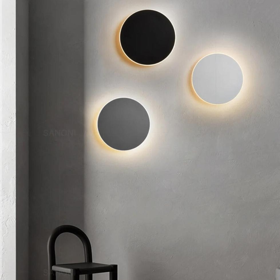 Modern Nordic Round Aluminum Minimalist LED Wall Light T1991