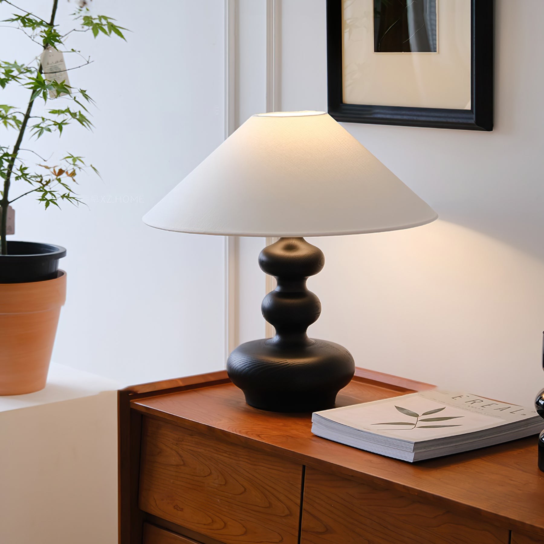 Nordic Retro Solid Wood Table Lamp M61
