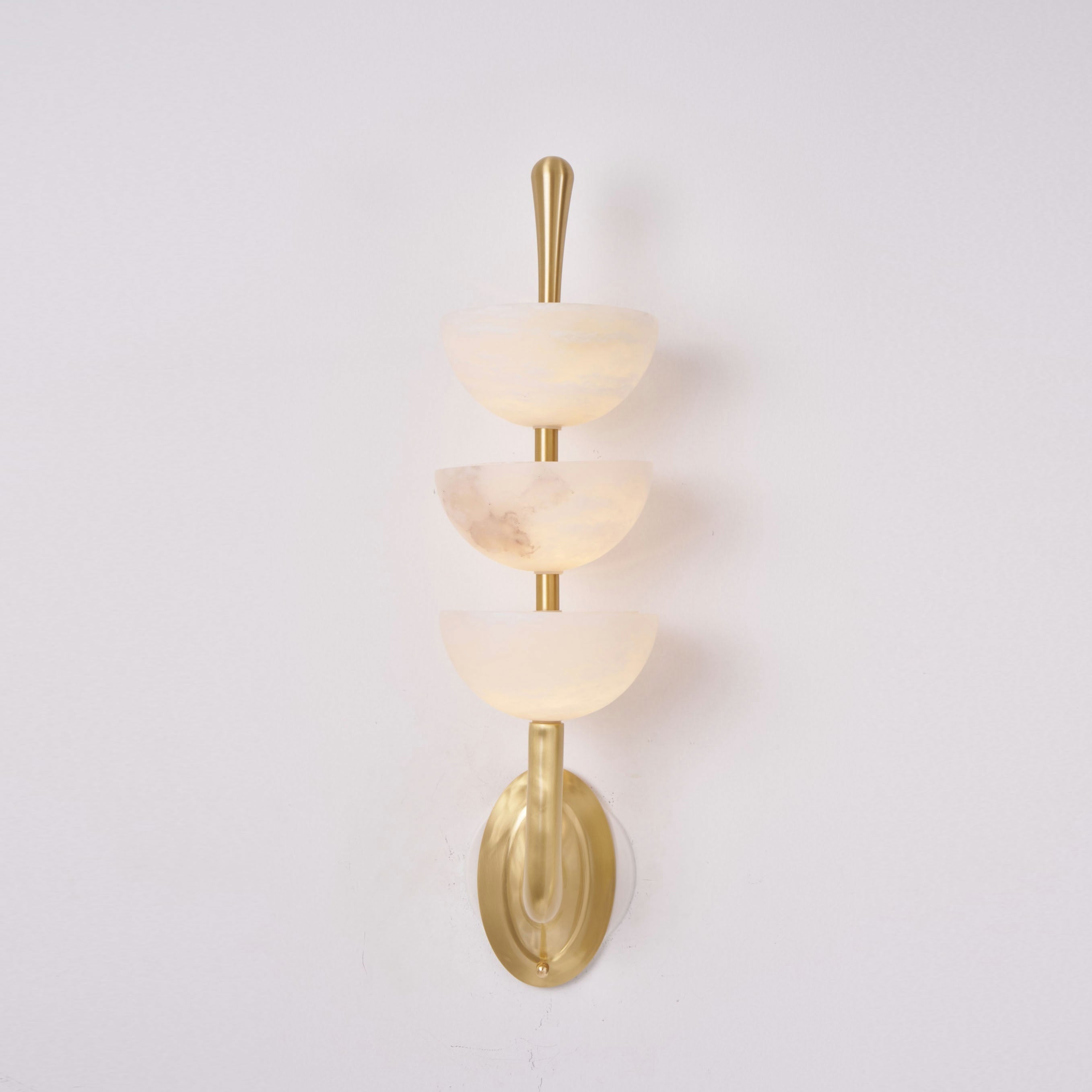 Triple Alabaster Wall Lamp T1789