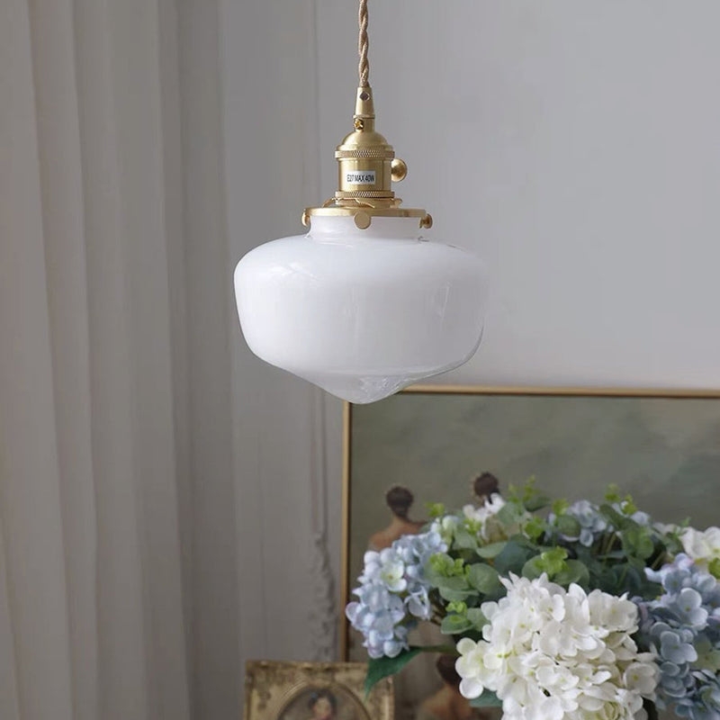 Radiant Lantern Retro Glass Pendant Light T2178