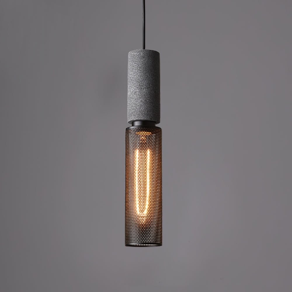 Cement Mesh Pendant Light M566
