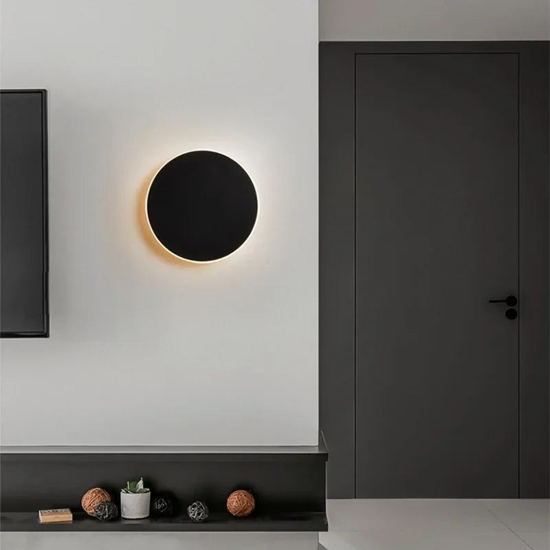 Modern Nordic Round Aluminum Minimalist LED Wall Light T1991