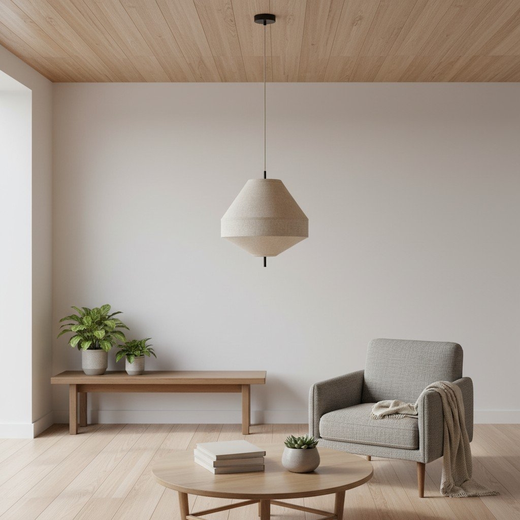 Zalen Layered Pendant Light - Vintage Metal Linen for Living Room T651