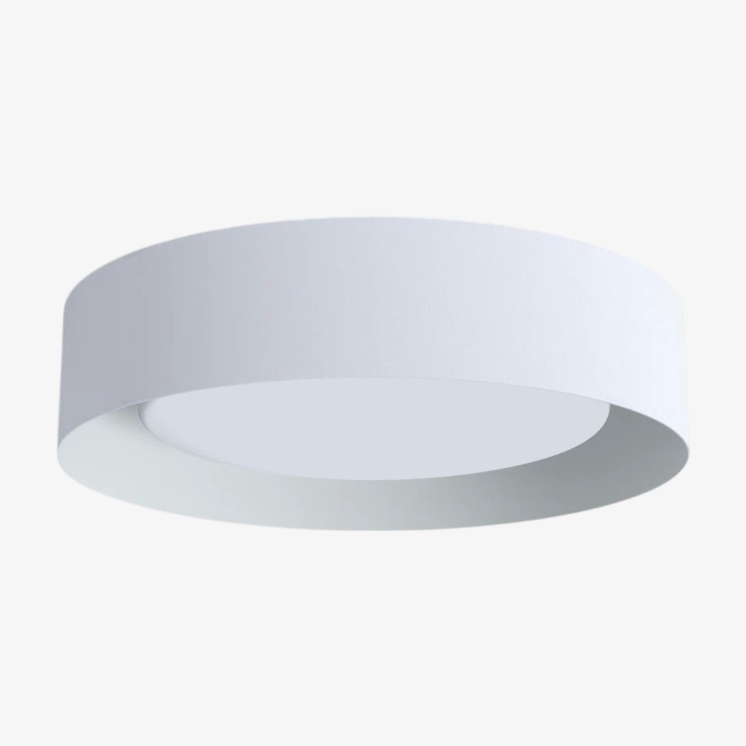 Velcora Contemporary Metal Flush Mount Ceiling Light - Elegant Drum Ceiling Fixture for Bedroom T1125