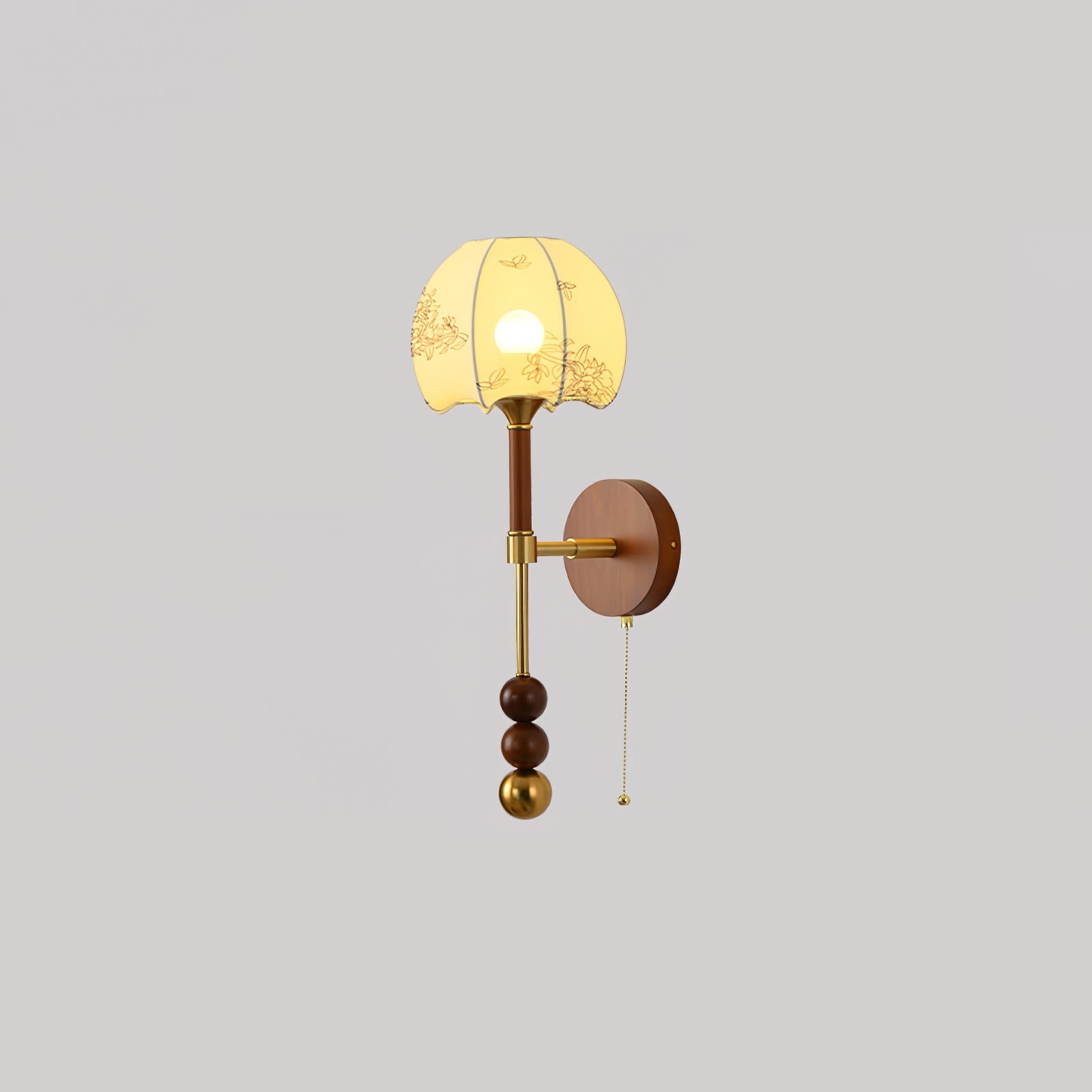 Retro Solid Wood Series Wall Lamp M419