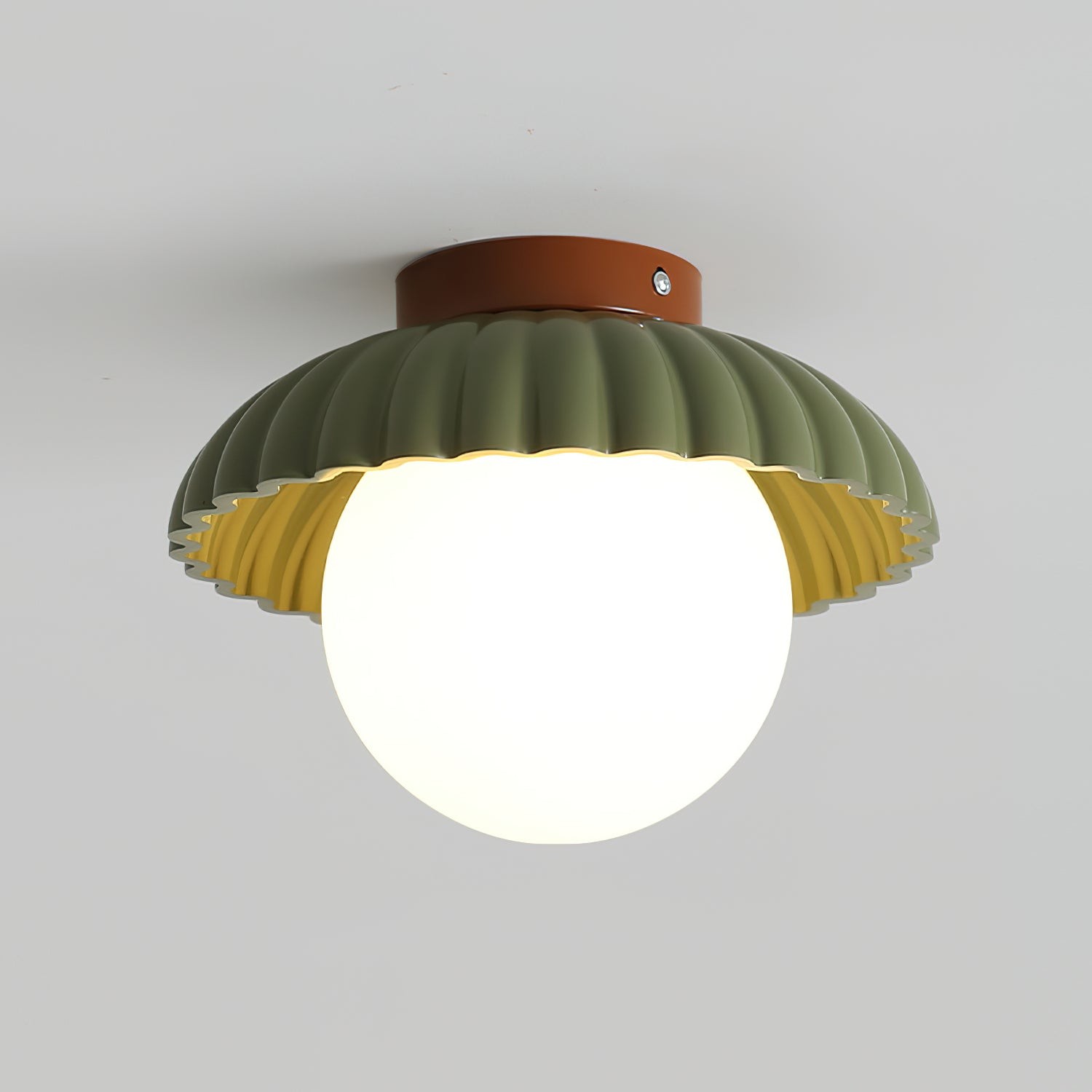 Alien Cream Glass Ceiling Light - Modern Nordic Ceiling Fixture M77