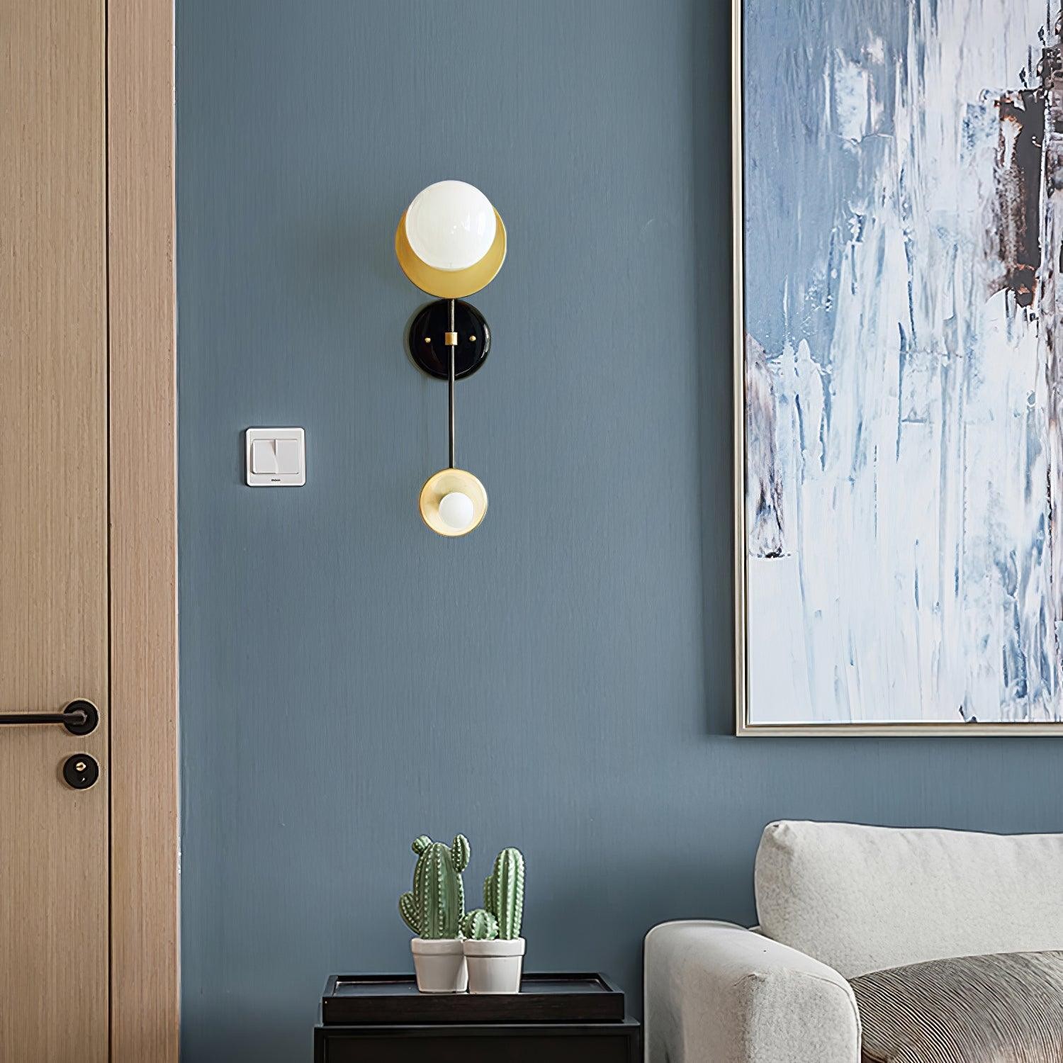Simple Crystal Bubble Wall Light M477