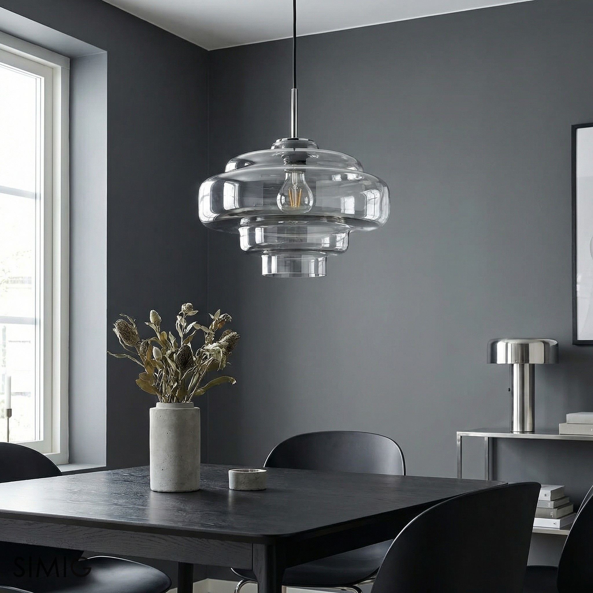Koloro Multi-Layer Pendant Light - Vintage Metal and Glass for Living Room T277