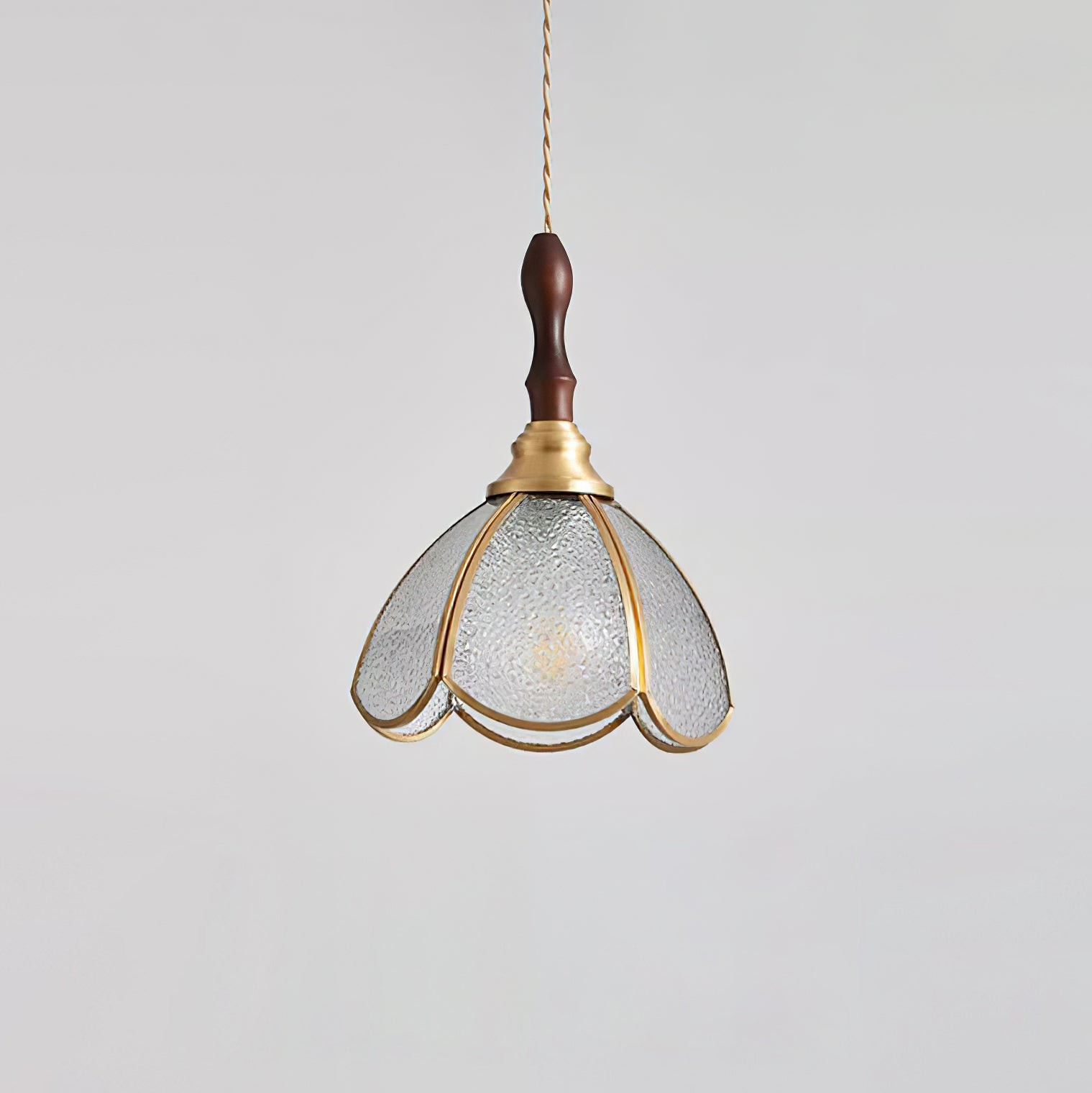 Vintage Tiffany Stanied Glass Pendant Lamp M237