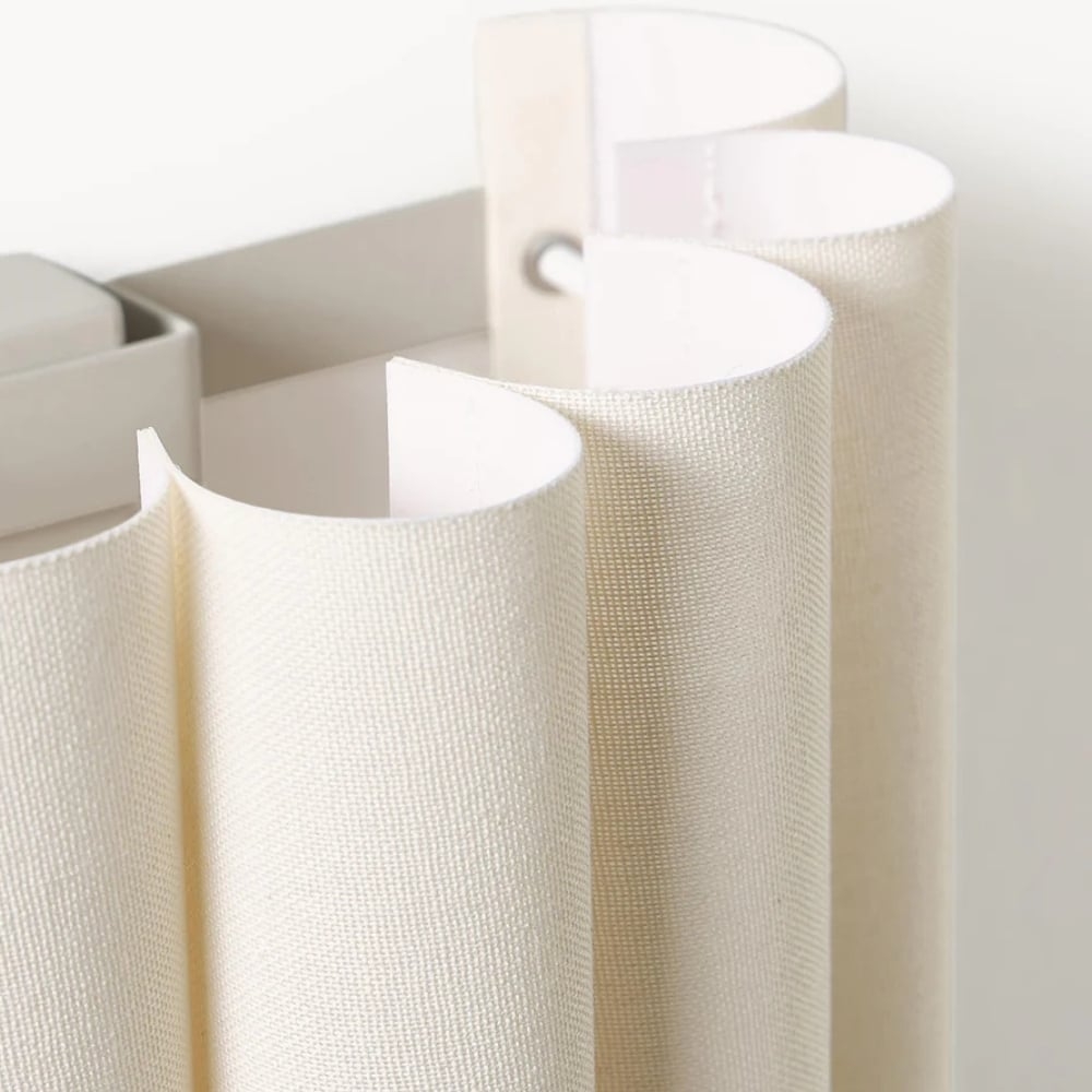 Velura Linen Fold Wall Sconce - Fabric Soft Pleated Design Ambient Lighting for Bedroom or Hallway T803