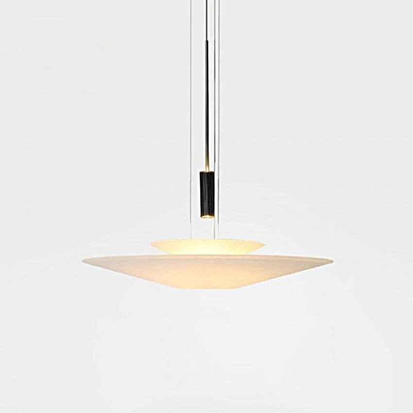 Plumeo Chandelier - Modern Layered LED Pendant for Living Room