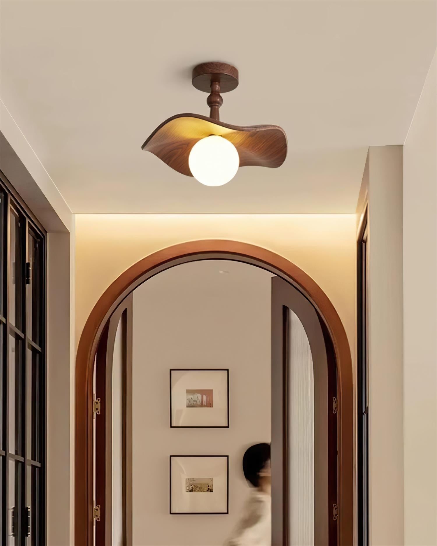 Nordic Wood Grain Ceiling Light P070