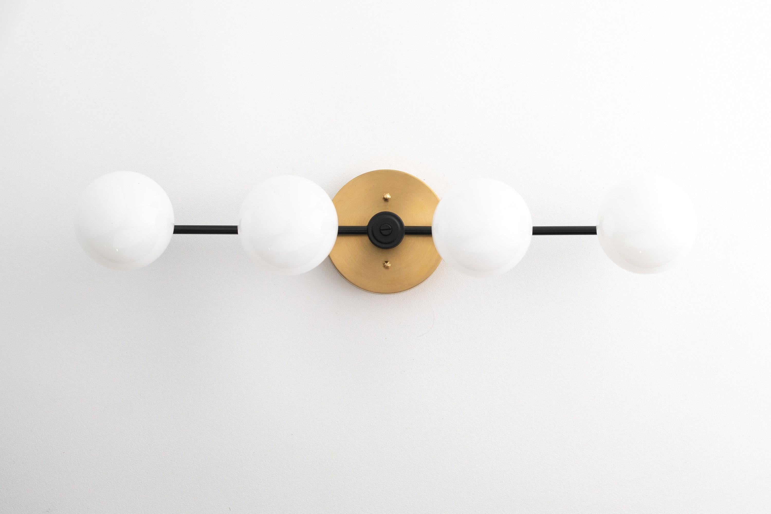 Glorica Glass Long Vanity Light - Modern Minimalist Wall Sconce Design T323