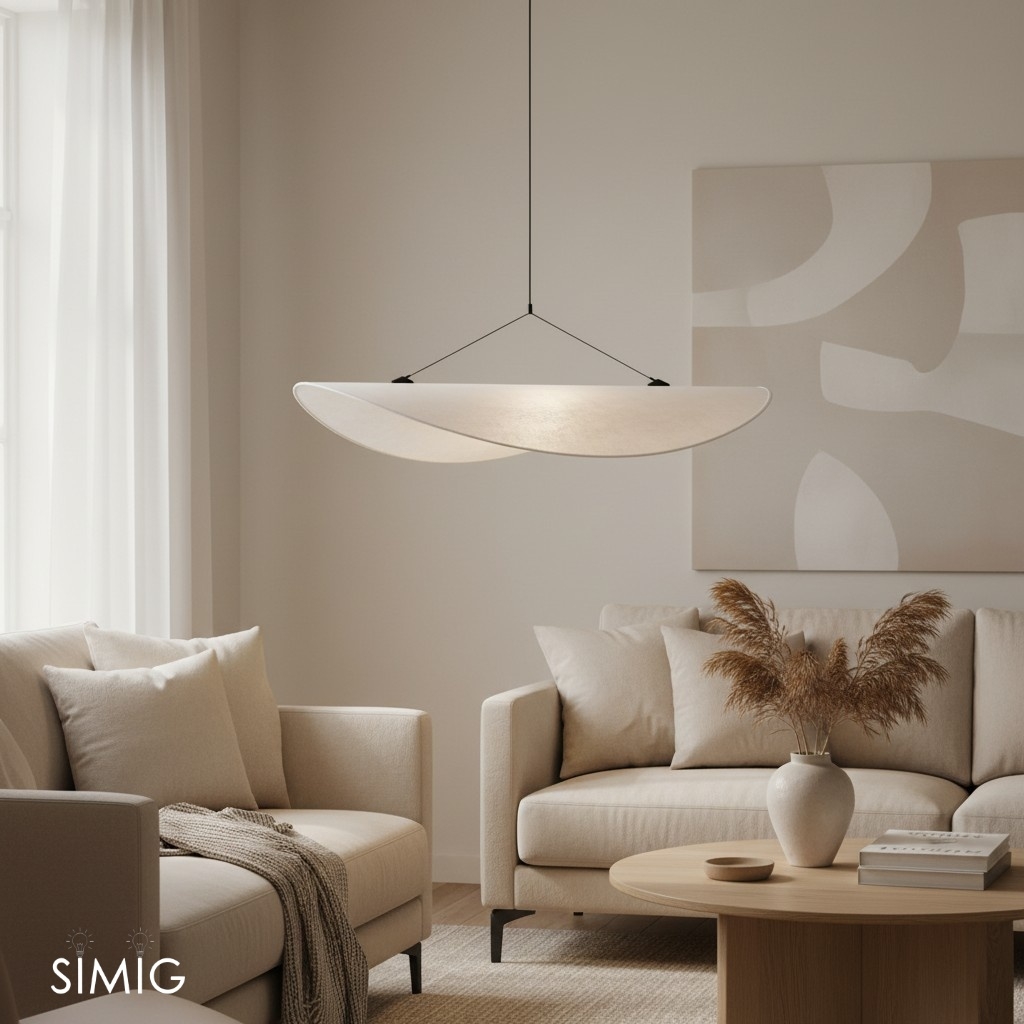Tense Pendant Lamp - Contemporary Silk Design for Dining Area S51