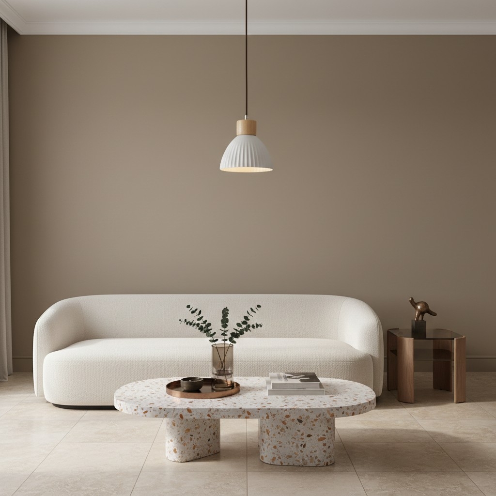 Cerawooda Modern Pendant Light - Clean Circle Silhouette for Living Area T1099