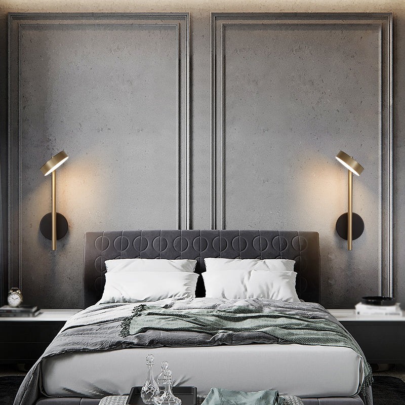 Italian Simple Round Metal Wall Lamp M557