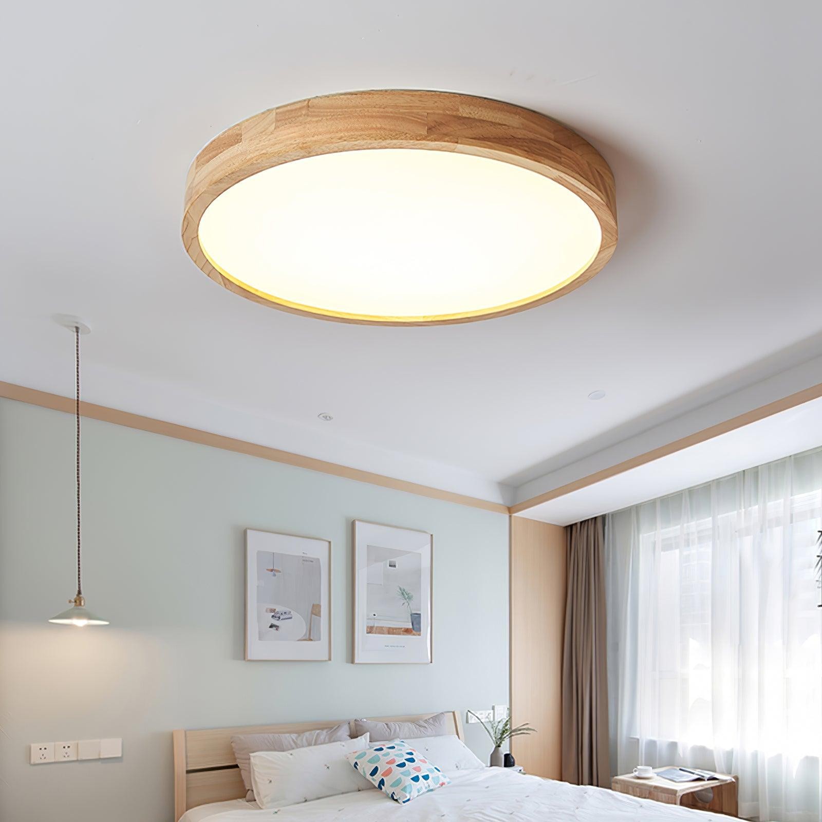 Wooden Geometric Ceiling Light M194