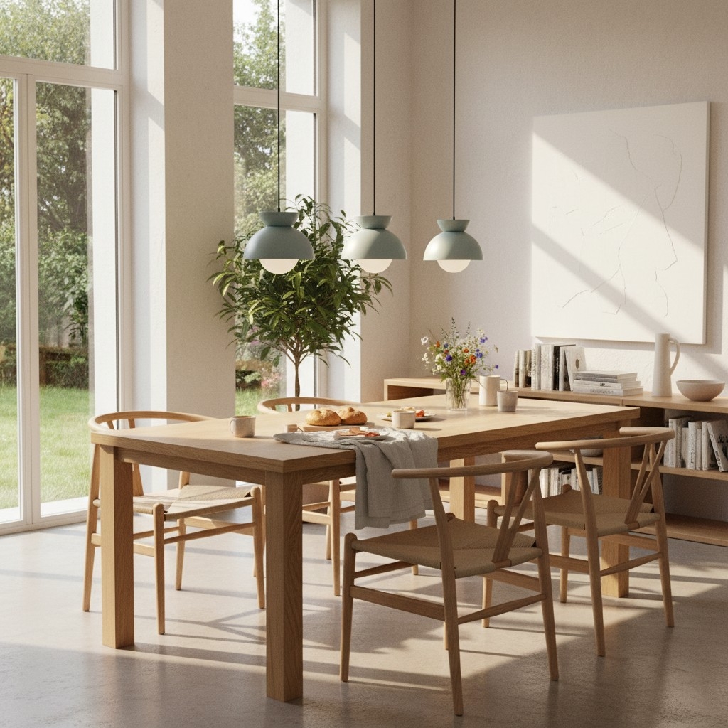 Aurelia Modern Dome Pendant Light - Sculptural Nordic Design T763