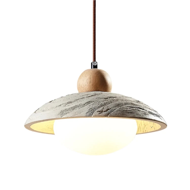 Wabi-sabi Style Travertine Cement Pendant Light T2155