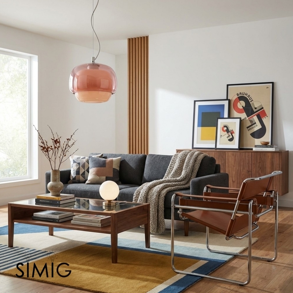 Clinco Layered Glass Hanging Lamp ‑ Chic Design for Living Room S251