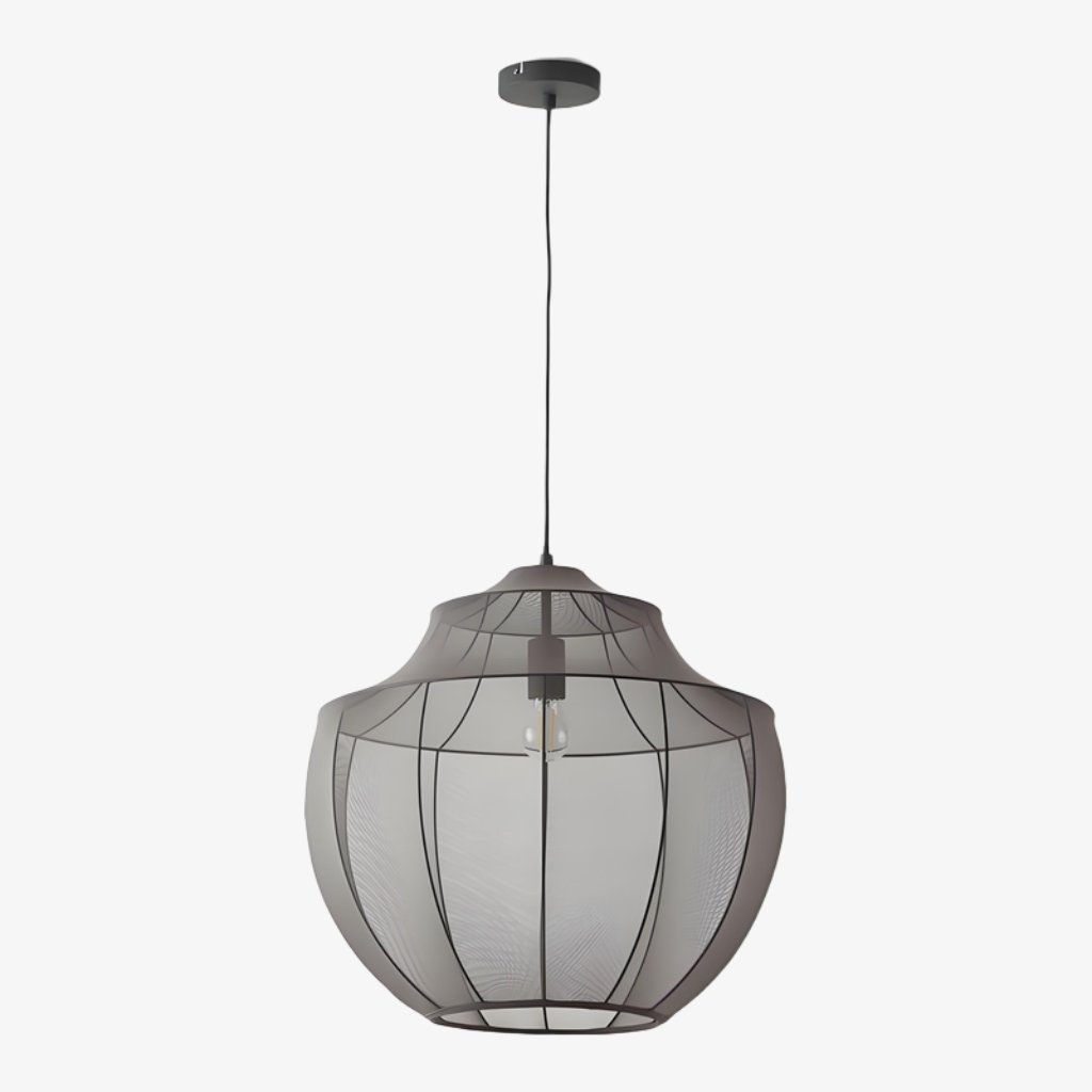 Lumifil Modern Mesh Pendant Light - Hanging Fabric Lghts are Suitable for Dining Rooms or Kitchen Islands T794