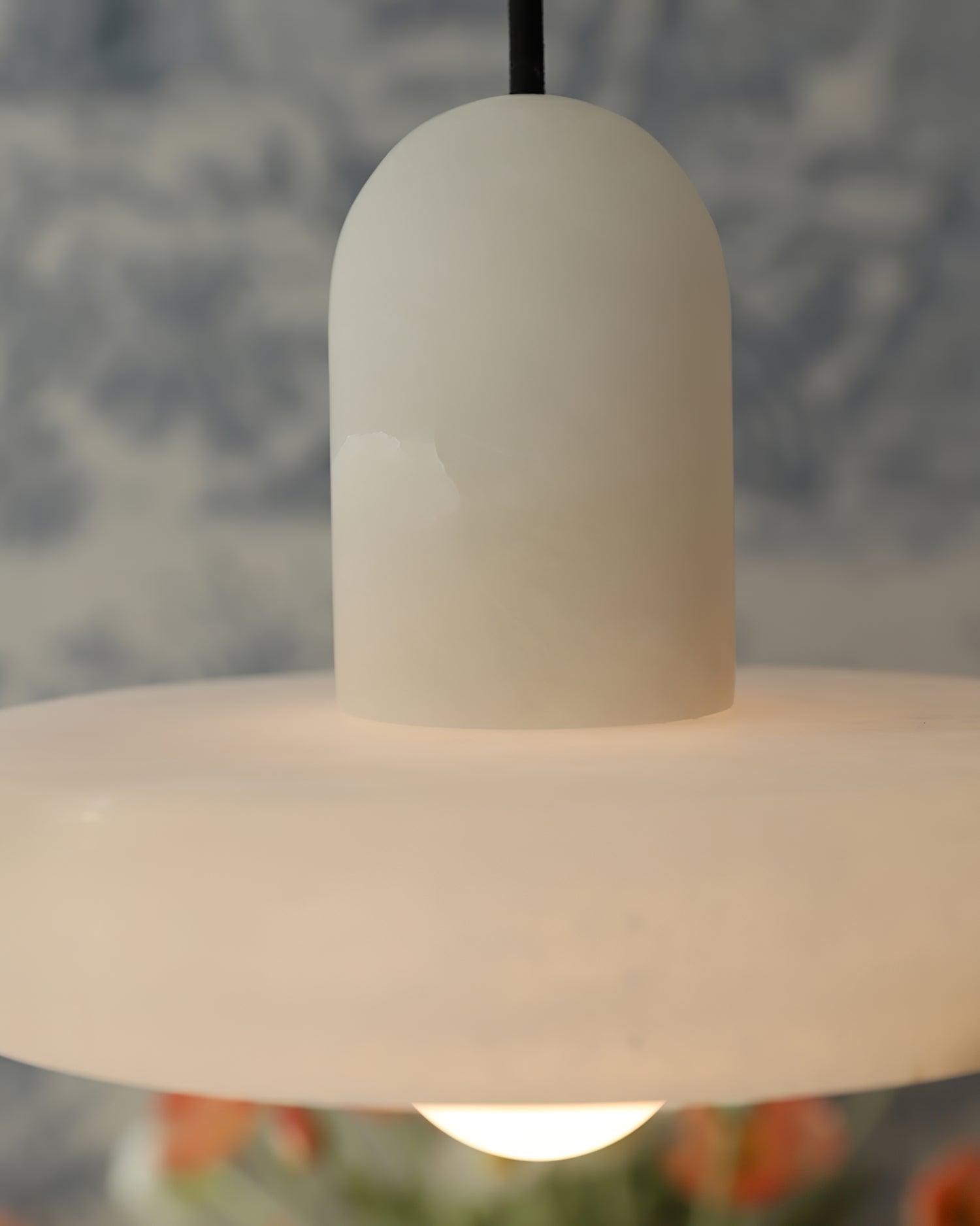 Elegant Creative White Alabaster Pendant Light G10