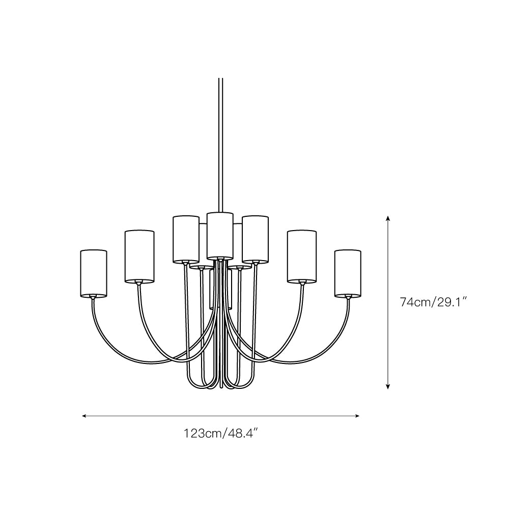 Harlem Chandelier T1724